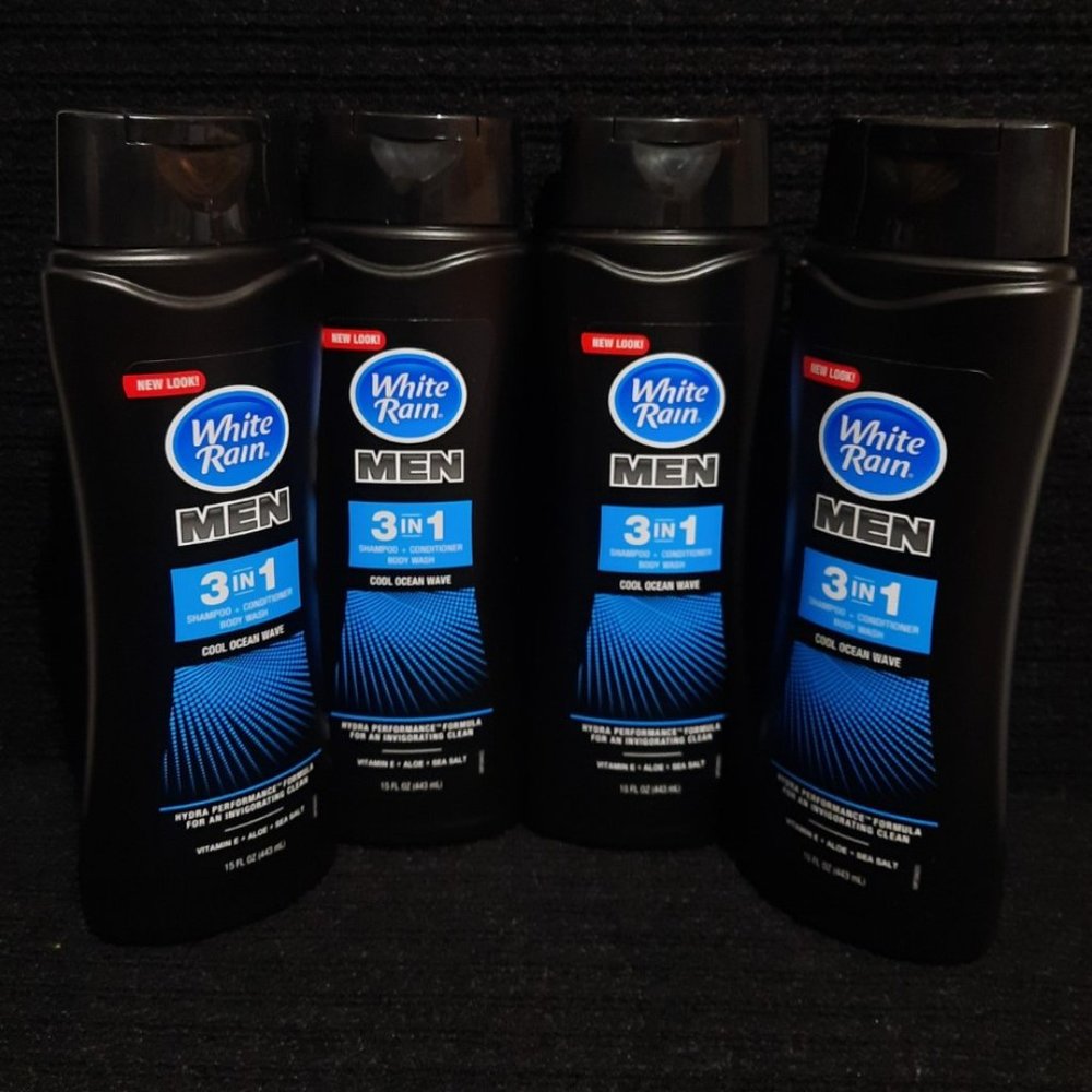 Shampoo/Conditioner & Body Wash 3 in 1 White Rain MEN